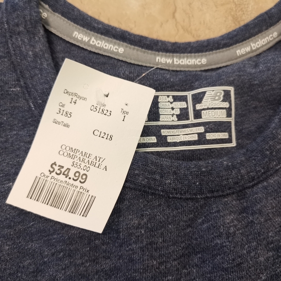 New Balance Blue Sweatshirt - Picture 4 of 4